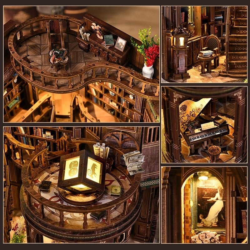 Diyoza Dreamy book hall | DIY miniature kit