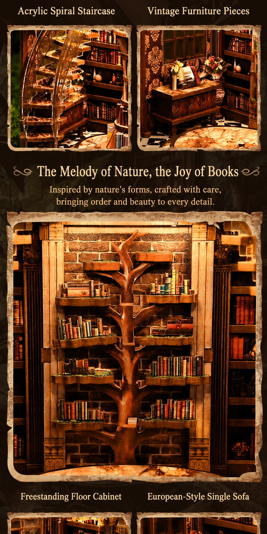 Ring Bookend | DIYOZA DIY Miniature Kit