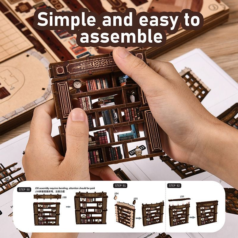 Diyoza Dreamy book hall | DIY miniature kit
