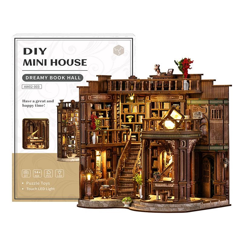 Diyoza Dreamy book hall | DIY miniature kit