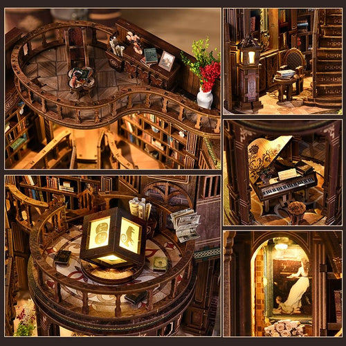 Diyoza Dreamy book hall | DIY miniature kit