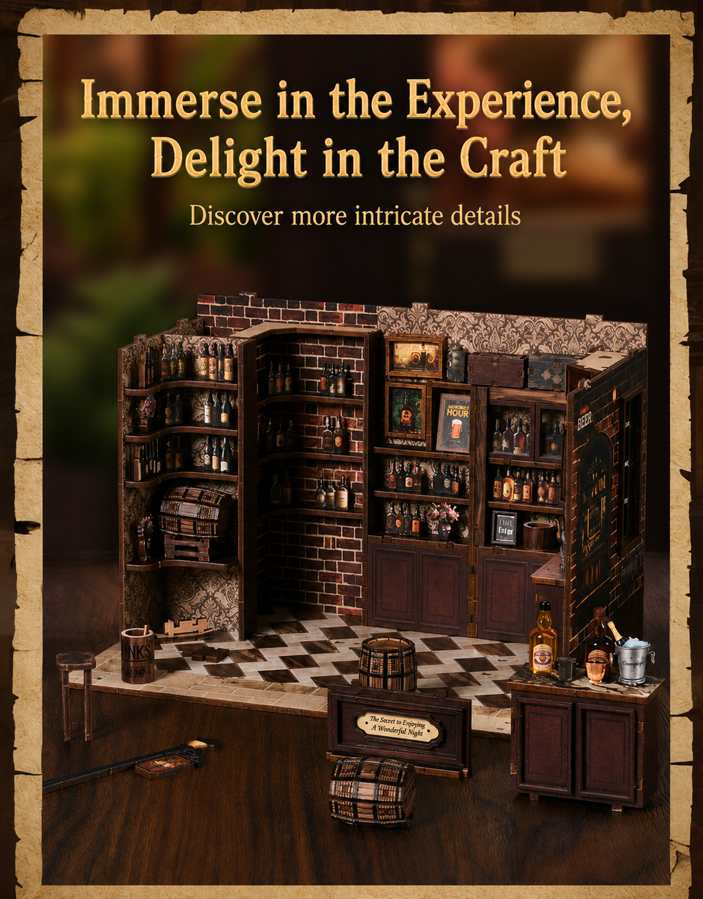 Corner Tarvern | DIYOZA DIY Miniature Kit