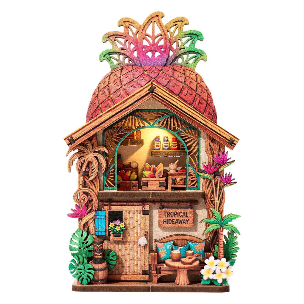 Pineapple Paradise – DIY Tropical Hideaway Fridge Magnet with LED Light