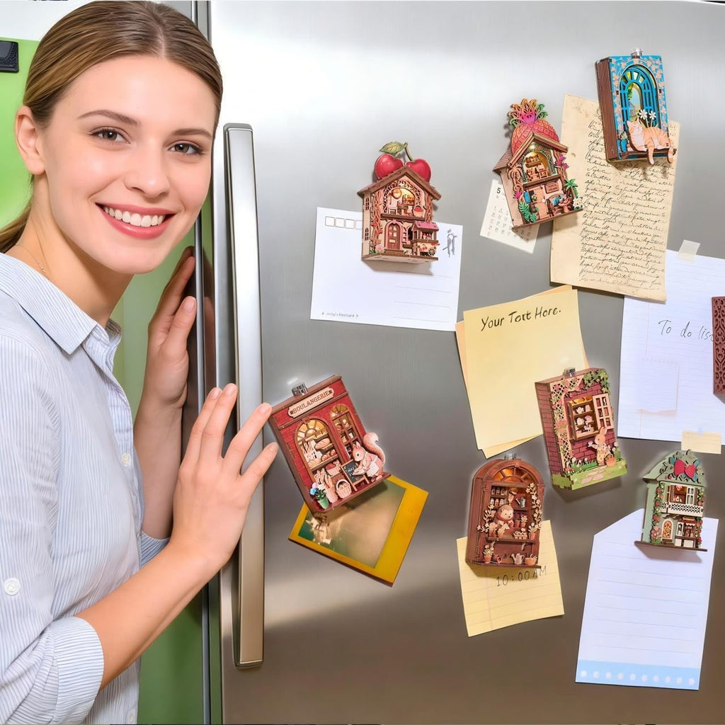 Meowgical Bites – DIY Hot Dog Shop Fridge Magnet with LED Light
